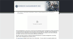 Desktop Screenshot of horizon-management.ahn9.com